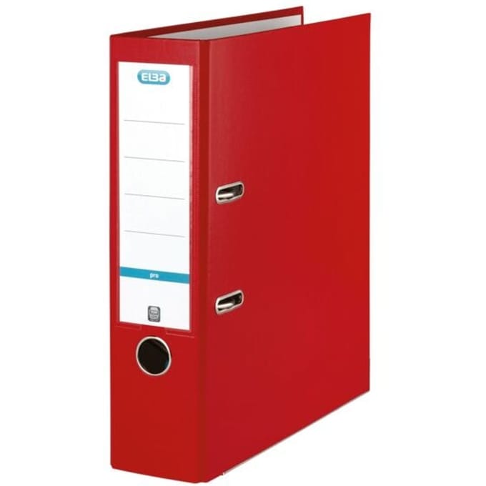 ELBA ordner Smart, A4, rugbreedte 80 mm, rood
