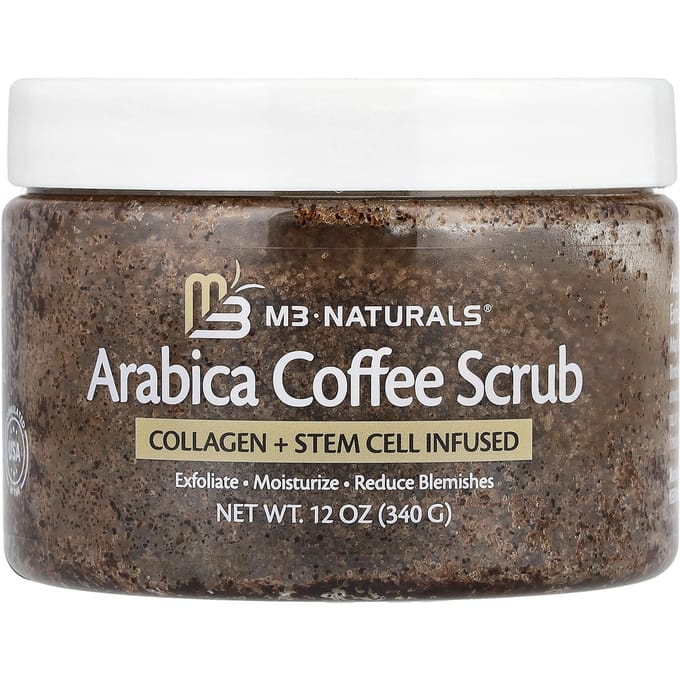 M3 Naturals, Gommage au café Arabica, 340 g (340 g) black
