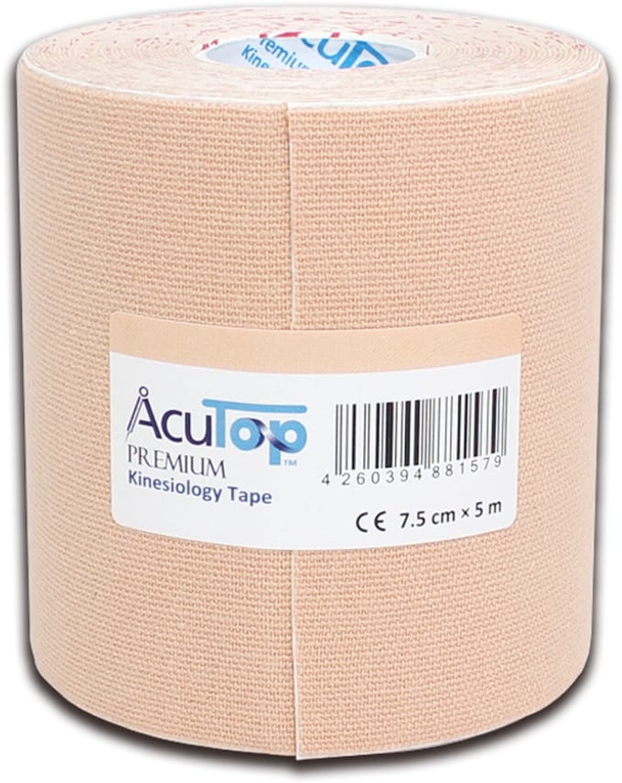 Acutop - Premium Kinesiologie Tape - Beige - 7.5cm x 5m