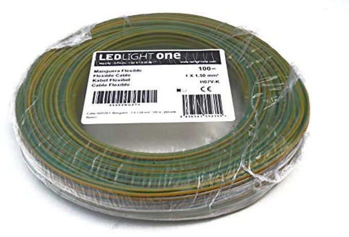 Flexibele kabel 1x1,5mm 100 meter stroomdraad