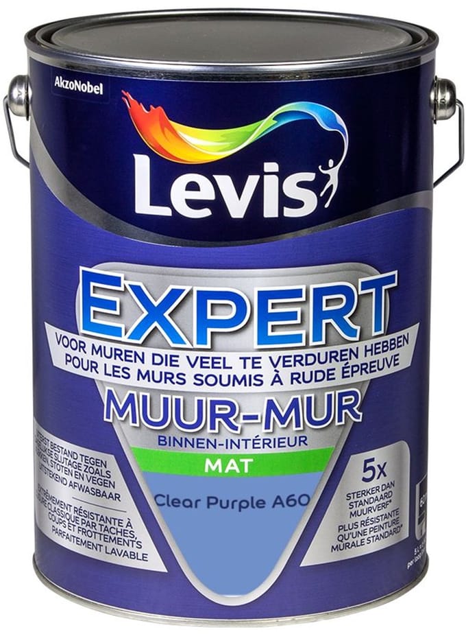 Levis - Expert Muur Binnen Mix - Clear Purple A60 - Mengverf - 5 L