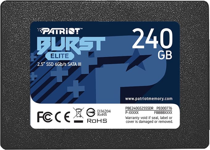 Patriot Burst Elite SSD - 240GB - SATA-600 - 2.5"