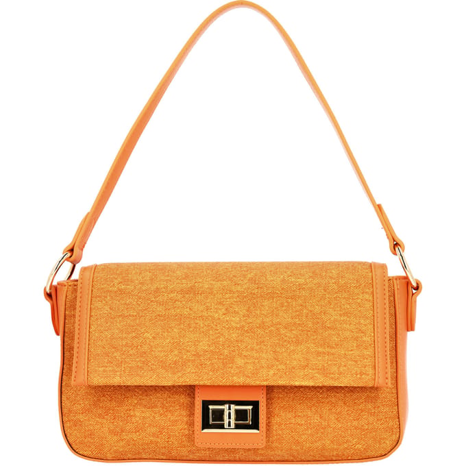 Faina schoudertas Dames oranje