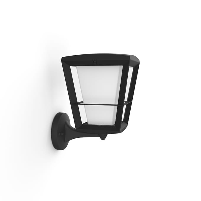 Philips Hue Econic Staande Led Muurlamp - Zwart