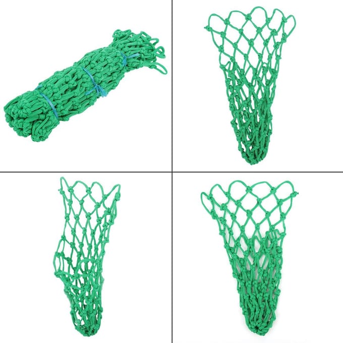 Ensemble de 6 pièces Kit d'accessoires pour table de billard Poches de billard Sac en filet de nylon Remplacement Vert blue