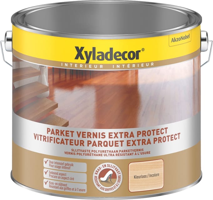 Xyladecor Parket Vernis Ep Satin Kleurloos 2,5 L