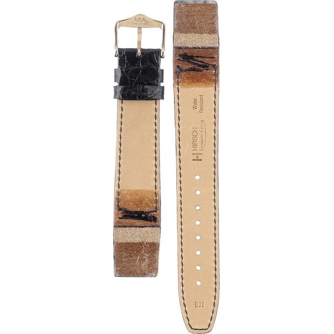 Hirsch 18800850OE-1-19 Genuine Croco - Open End Horlogeband