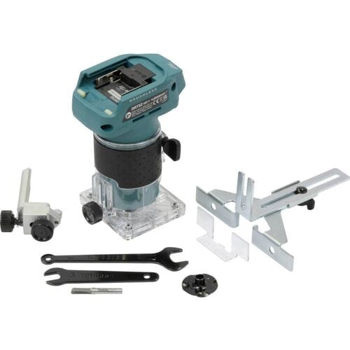Makita DRT52Z Accukantenfrees Lengte 134 mm Werklengte 42 mm Schachtdiameter 6 mm