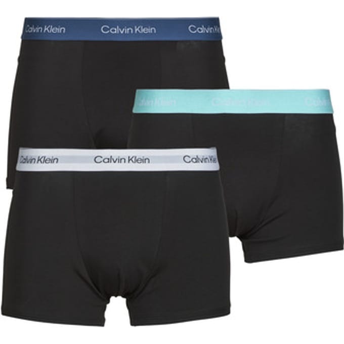 Calvin Klein 3 Pack Relaxed Dart Trunks - Icon Cotton Stretch