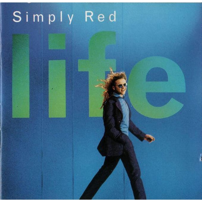 CD SIMPLY RED - Life CD12069 EastWest 1995 Canada Pop Gebruikt