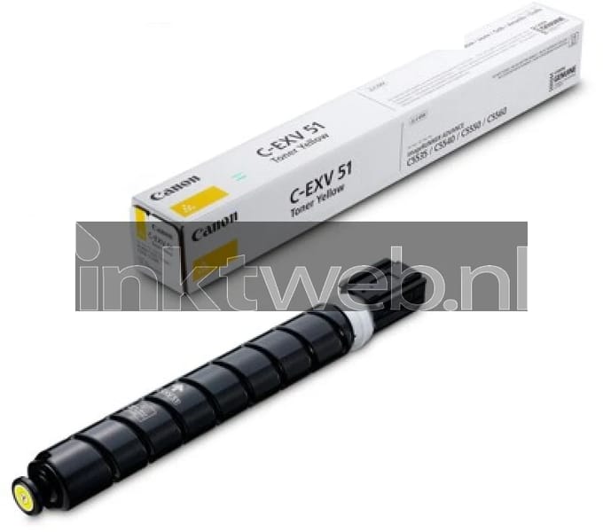 Canon C-EXV 51 toner cartridge geel (origineel)