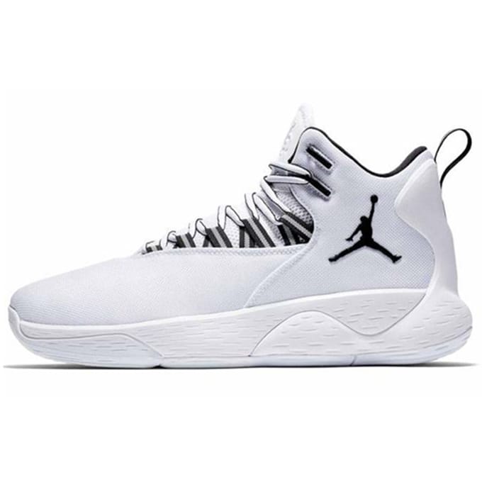 Air Jordan Super.Fly MVP PF Heren Sneakers Wit Zwart AR0038-100 43 white