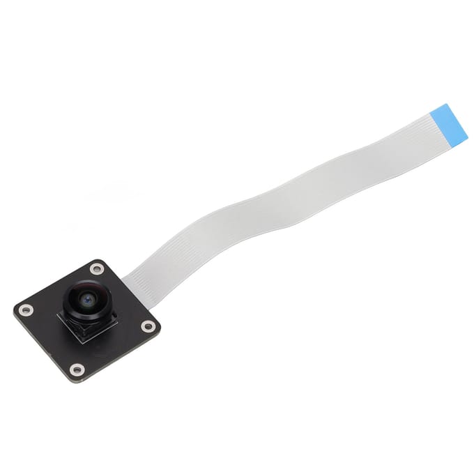 Waveshare Camera Module IMX378‑190 190 Graden Groothoek 12.3MP Fisheye Lens Camera Module voor RPi white