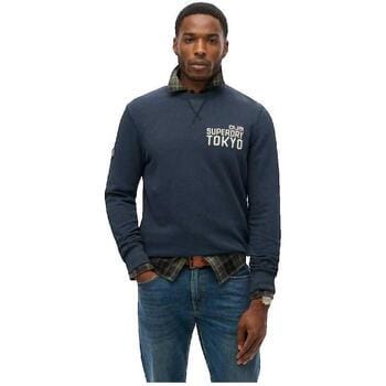 Superdry - Workwear sweatshirt met applicatie - Heren - Truien