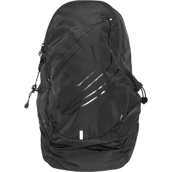Diesel Drape Asymmetrische Sling Backpack (Zwart)