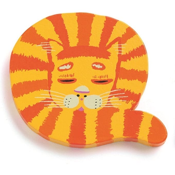 DJECO houten letter animal Q