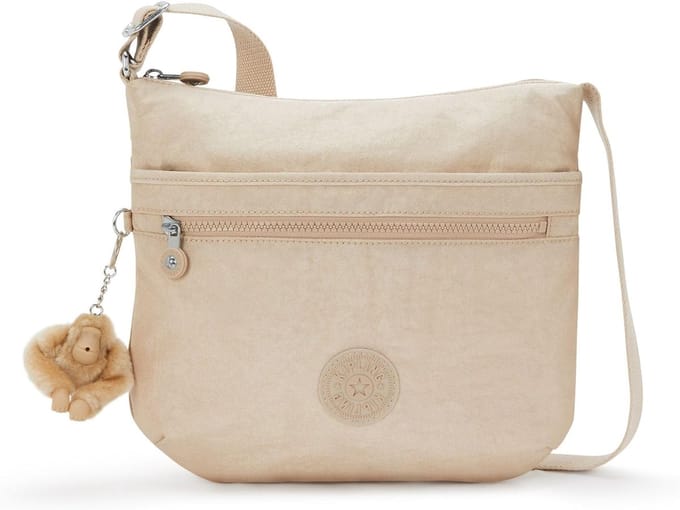 Schoudertas - Crossbody tas - Dagelijks gebruik - Medium formaat - 29x26 cm - Beige