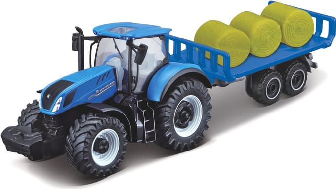 Maisto New Holland T7.315 Hd - Modelauto - Schaal 3" - Blauw