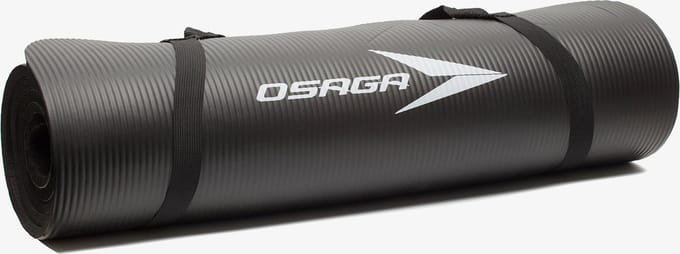 Osaga yoga fitness mat zwart