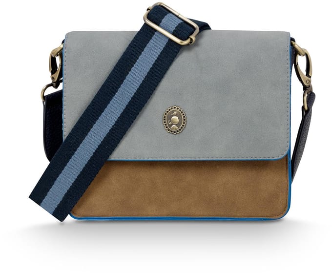 Pip Studio - Fenna - Schoudertas - Blauw - PU - 19x6x16cm