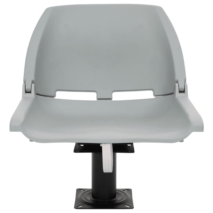 vidaXL - Bootstoelen - 2 - st - met - poot - 360° - draaibaar