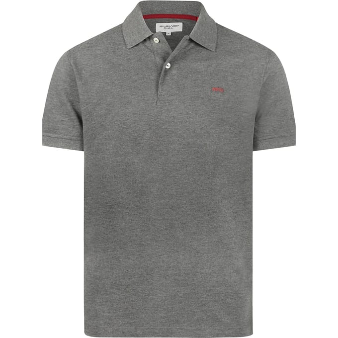 McGregor Classic Polo Dark Grey Melange Größe: 3XL | Poloshirts Outlet | Herren | Grau