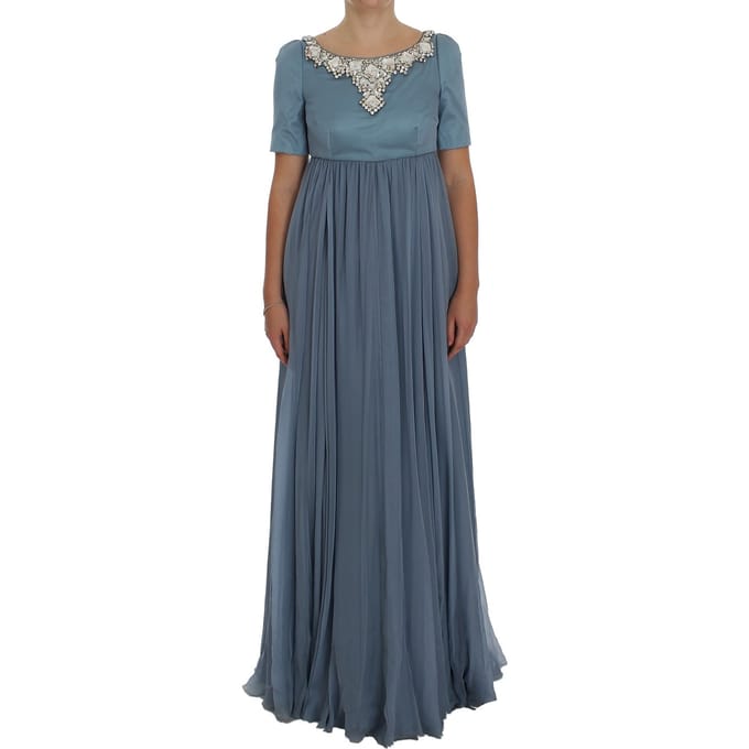 Dolce Gabbana Avondjurk met Beaded Halslijn