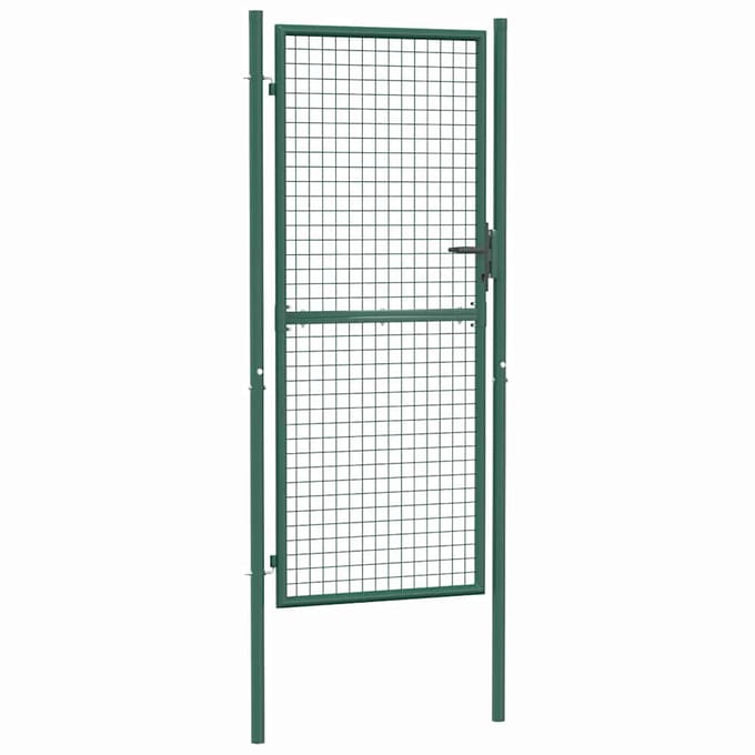 Vidaxl Portail de Jardin en Acier 100X200 cm Vert