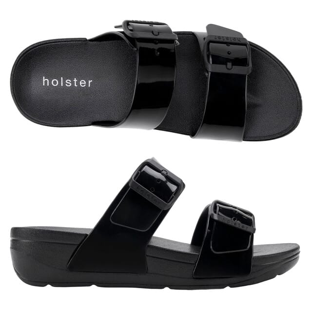 Holster Skyhigh vegan slippers dames podologisch goedkeurd waterproof platform badslippers -