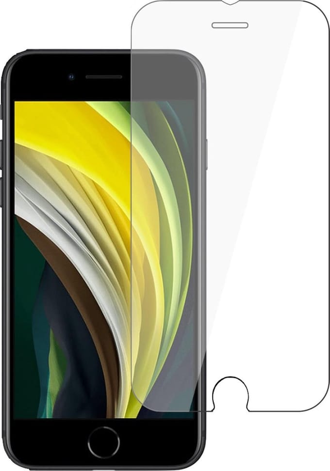 Screenprotector geschikt voor iPhone SE 2022 / 2020 / 8 / 7 - GlassGuard Screen Protector