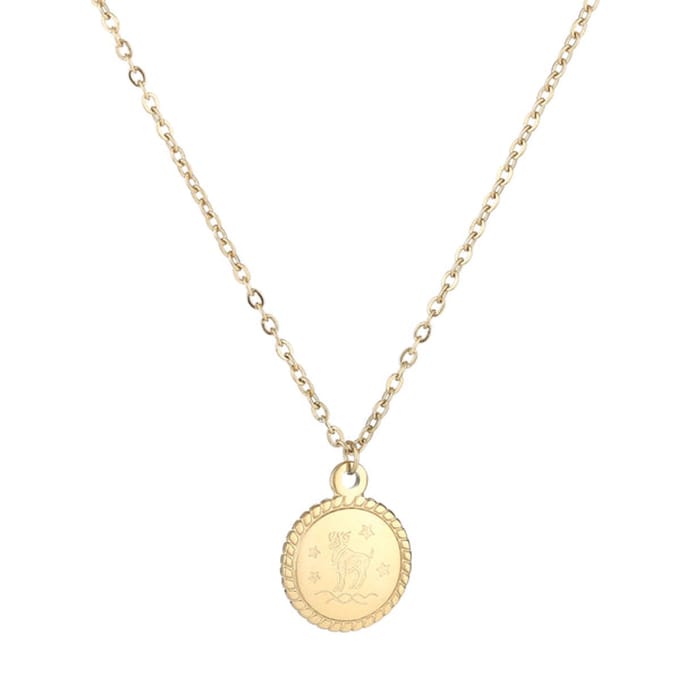 Horoscoop-Ketting-Ram-Goud