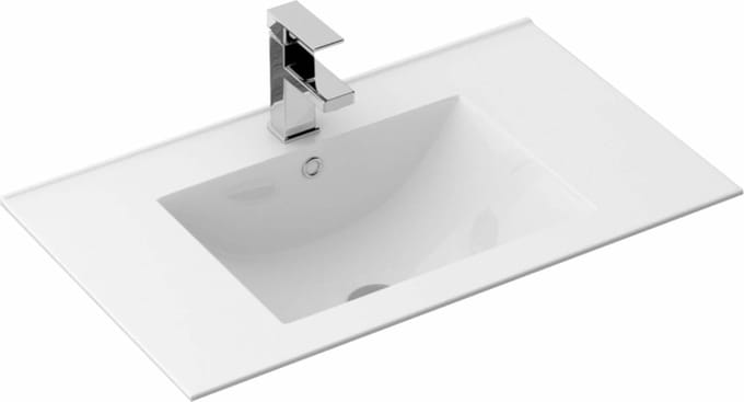 Rea Dafne 75 Inbouw Wastafel Wit 76x46,5 cm