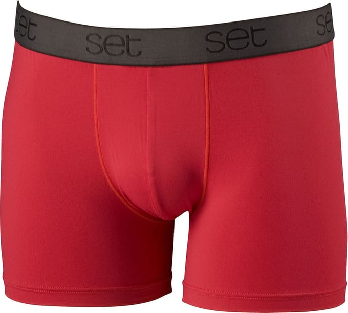 Heren microfiber boxershort / hipster 18453 - Microfiber ondergoed - Snel drogend - Manenn onderbroek - Rood / M
