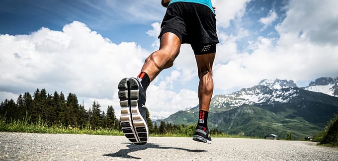 Pro Marathon Socks Hardloopsokken Hoog - Zwart