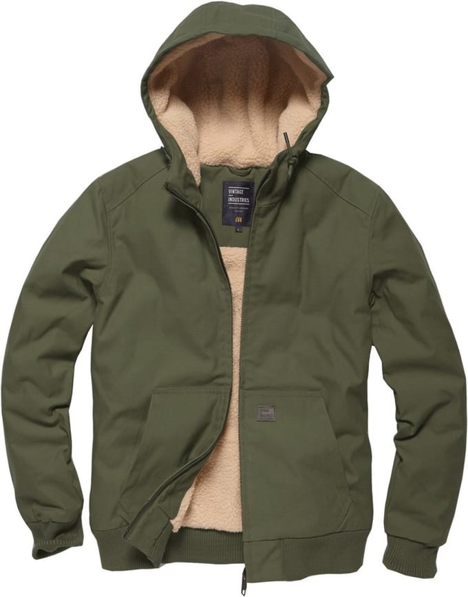 Vintage Industries Winterjas Datton Jacket Olive Drab