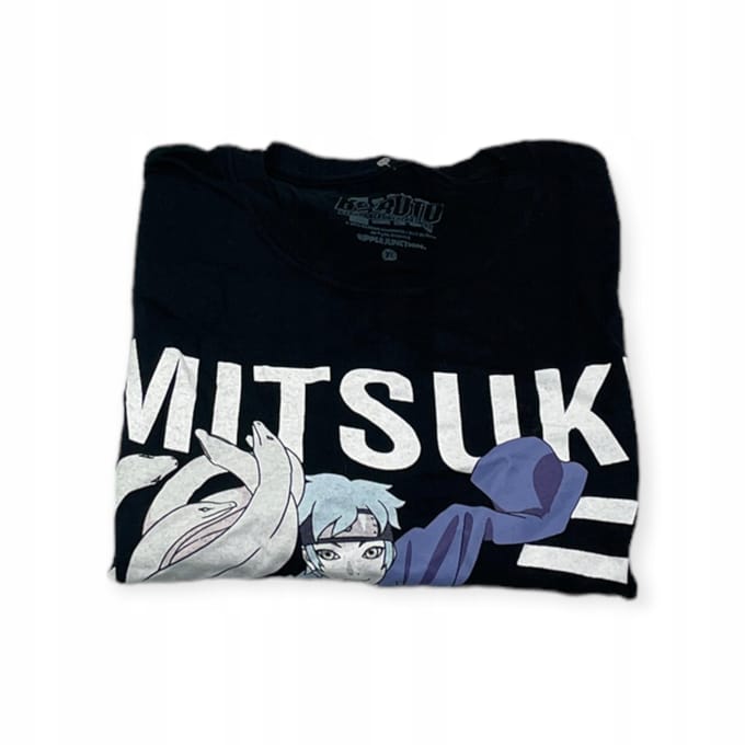 Koszulka T-shirt męski okrągły dekolt SPENCER'S BORUTO XL white