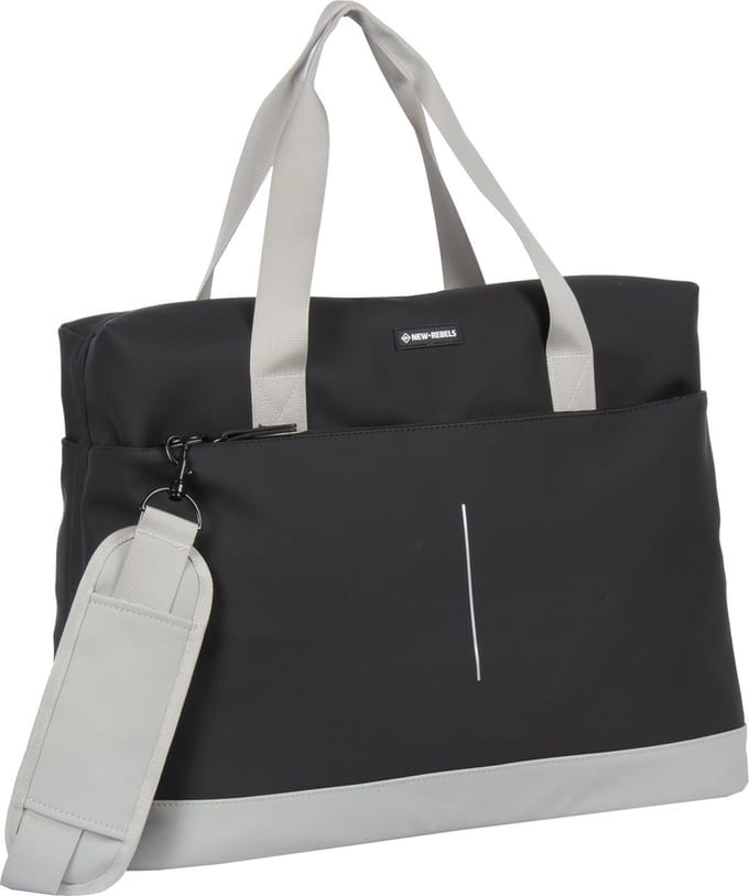 Julan Canton weekendtas-sporttas-shopper zwart