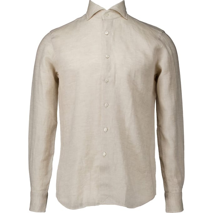 Xacus  Lange Mouw Overhemden Beige 721ml/11297