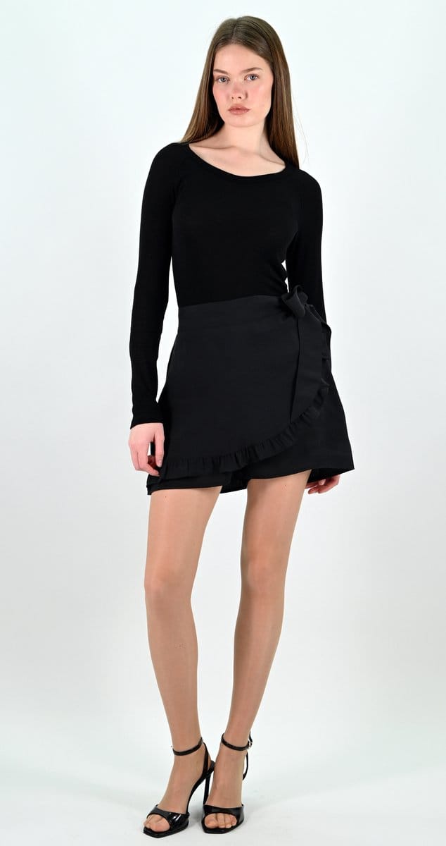 YesMooi - Broekrok - Dames Skort - Zwart - M (38)