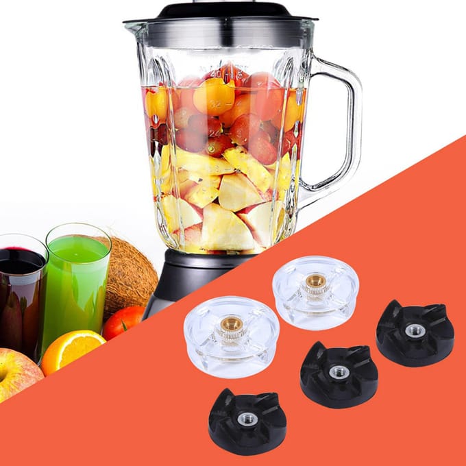 Vervangende onderdelen 2 basistandwielen 3 messen Reserveonderdeel voor Magic Bullet 250W sapcentrifuge white
