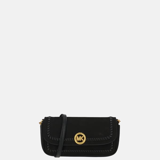Michael Kors Nolita chain crossbody tas S black