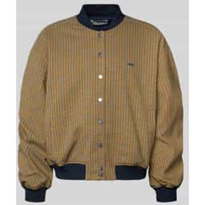 Loose fit Bomberjack met knoopsluiting Model 'chicca'