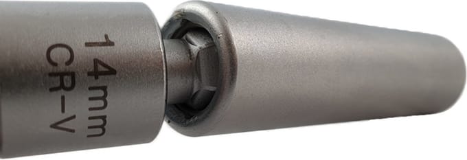 Weber Tools 14mm Bougiedop met kniegewricht BMW
