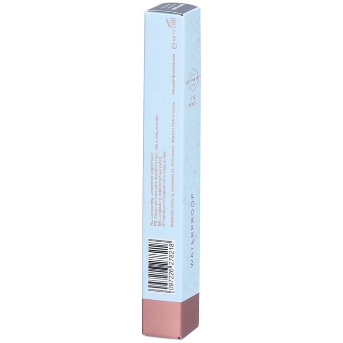 Cent Pur Cent Waterproof Eye Pencil Gris Irisé - Precisie - Eenvoudig in gebruik - 0,8 ml