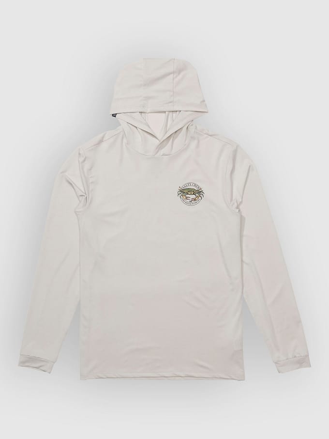 Salty Crew Jimmy Hooded Sunshirt Longsleeve Lycra grijs