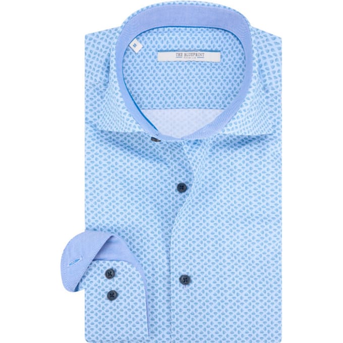 The BLUEPRINT Premium Business Overhemd Blauw Heren