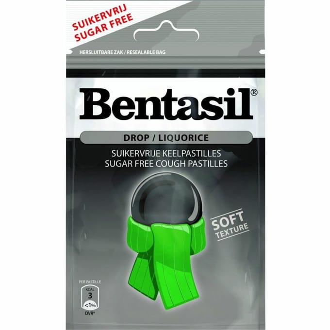 Bentasil Keelpastilles Drop - 6 x - Voordeelverpakking