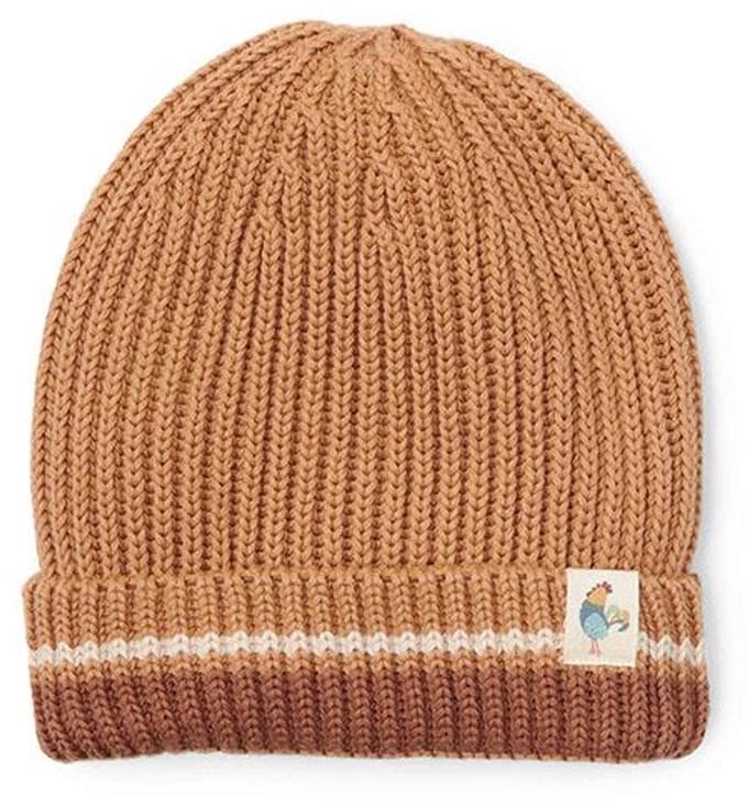 Little Dutch Muts - Maat 2 - Muts kinderen Jongens - Brown, Bruin - Little Farm