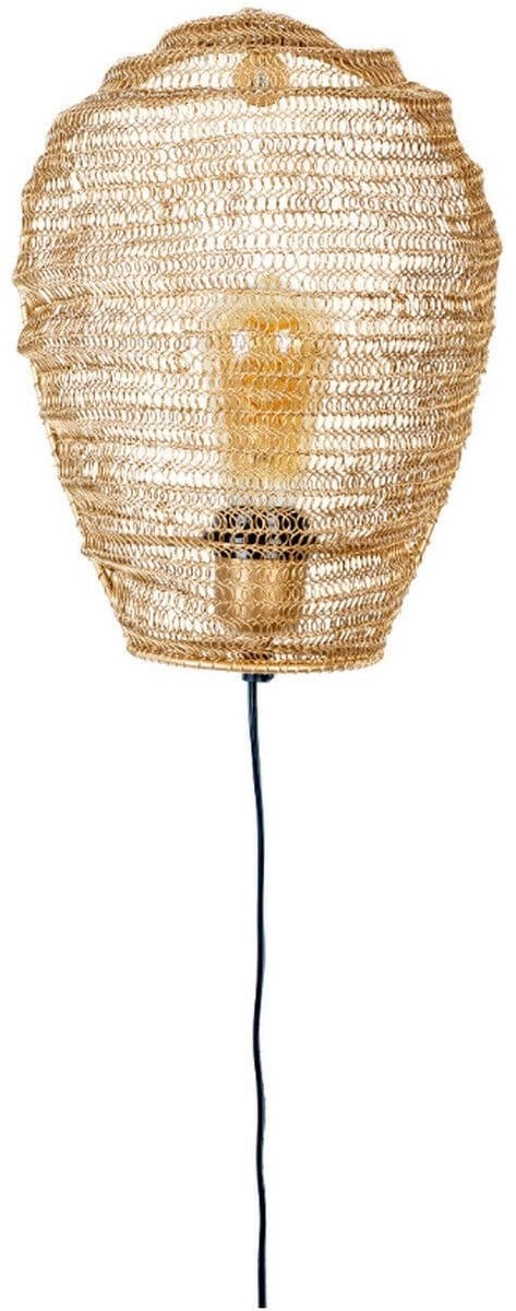 Puur - Mysen wandlamp 31x24x12 cm messing