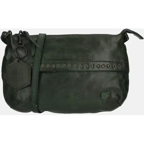 Bear Design Gabi Leren Schoudertas met Studs - Groen